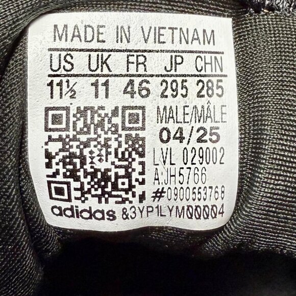 Adidas Y-3 Barricade 13 Collegiate Gold Black Tennis Shoes Size 11.5 - | NWB - Picture 10 of 12